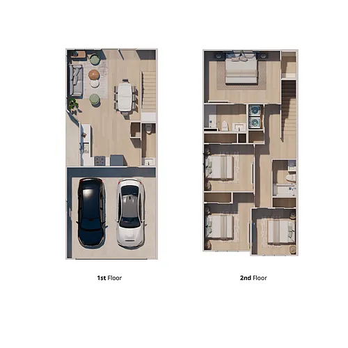 Floor plan 4 Bedroom 2.5 Bathroom