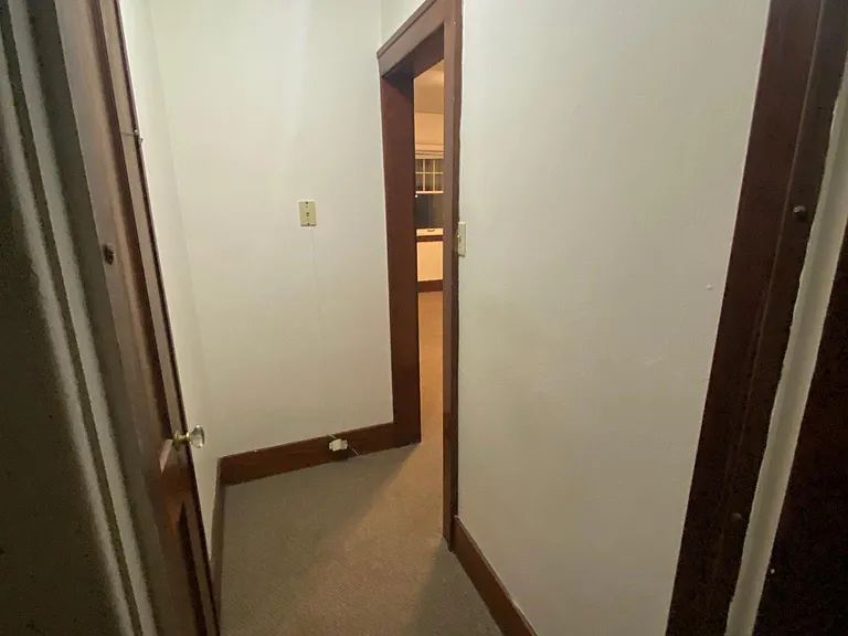 Hallway from bathroom view