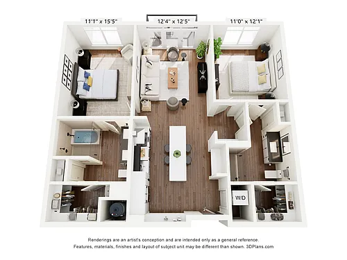 Floor plan B3