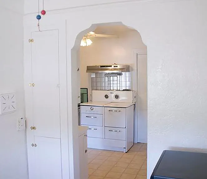 Looking into kitchen from office / breakfast nook