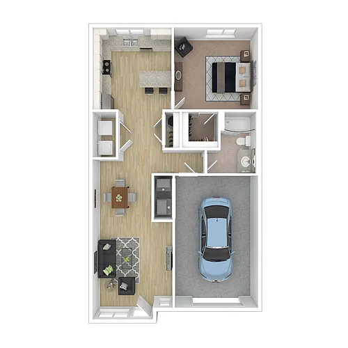 Floor plan Townhome E