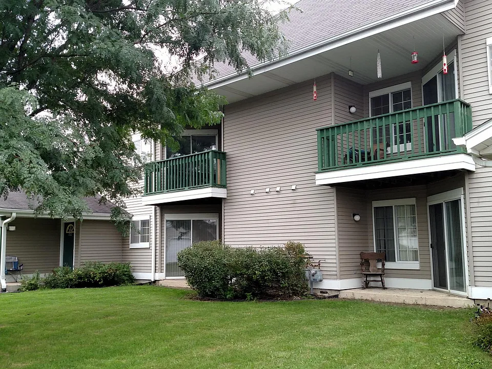 Upper unit with balcony