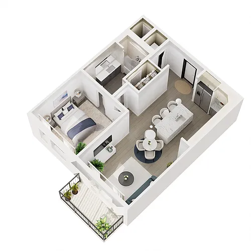 Floor plan A1a