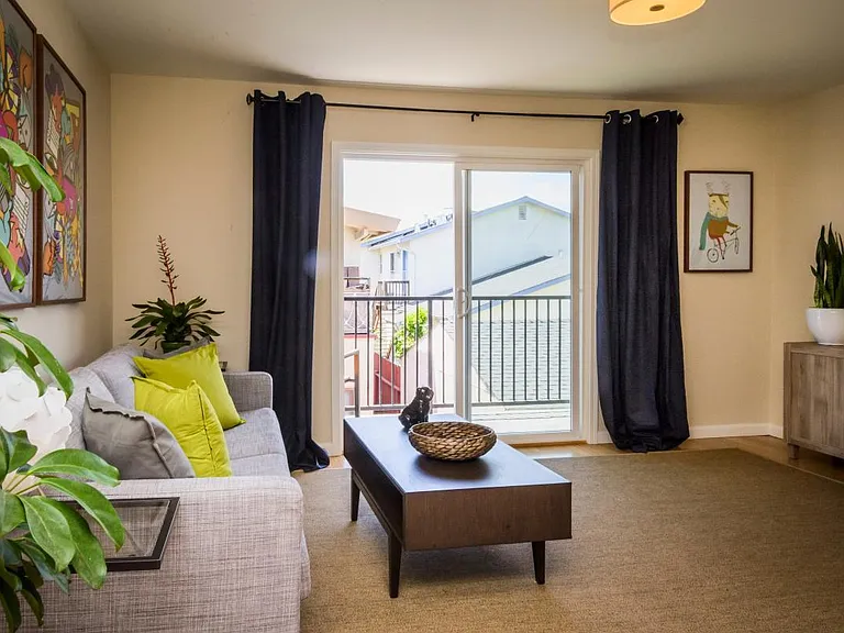 BALCONY AND BRIGHT LIVING SPACE