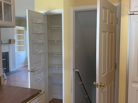 Second pantry and doorway to lower level