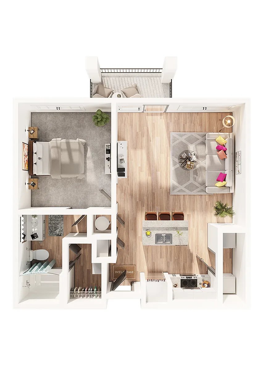 Floor plan A1B