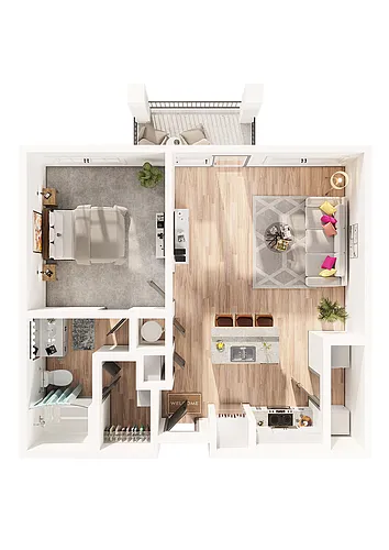 Floor plan A1B