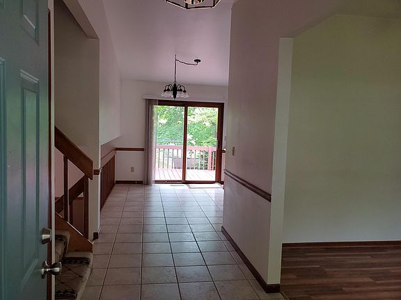 View from front door. Dining room to the right