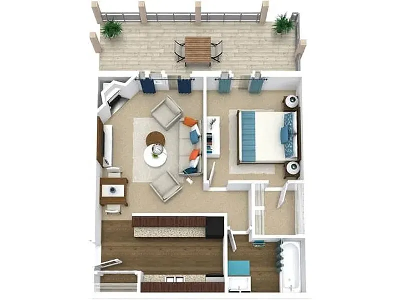 Floor plan Astra - Renovated