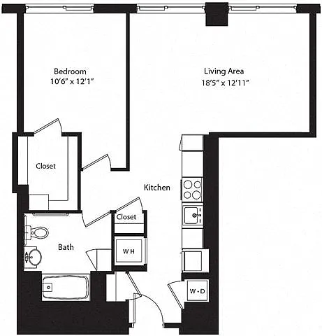 Floor plan 1S