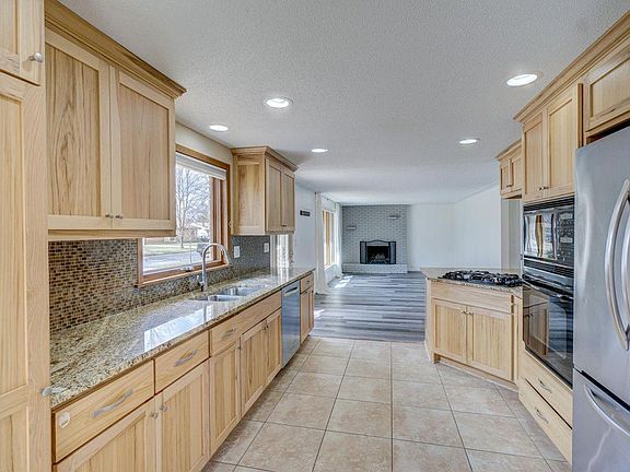 Stainless steel appliances with a fully remodeled kitchen