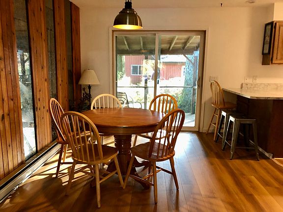 Dining room furniture are included; the rest of the unit comes unfinished.