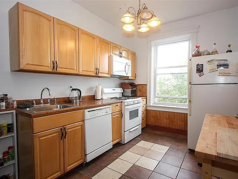 Kitchen is being updated with all new appliances and repainted