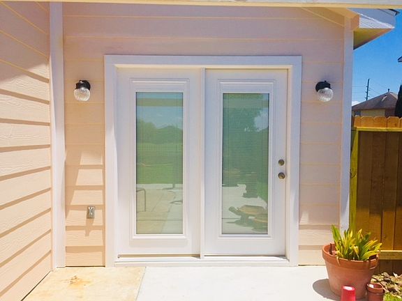 Upgraded Back French Doors 