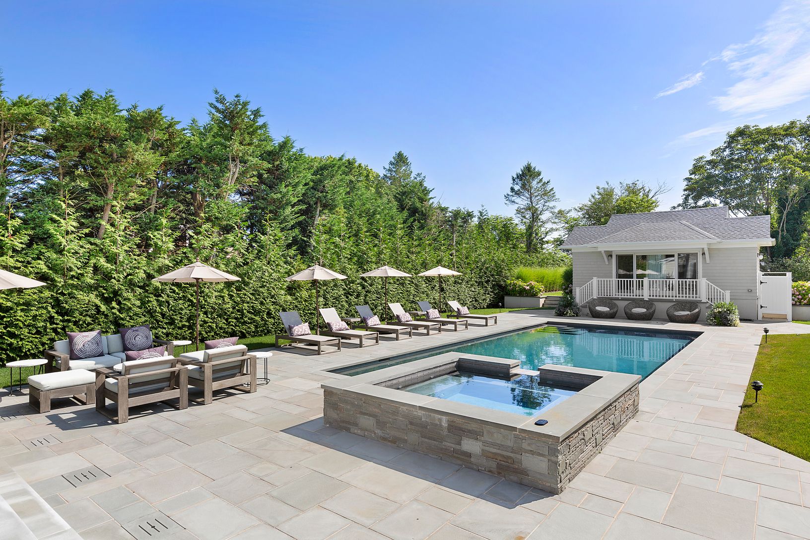  Gunite Pool with Spa