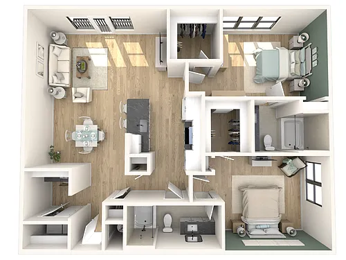 Floor plan Washington Ave