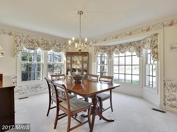 Dining Room with Bow Window