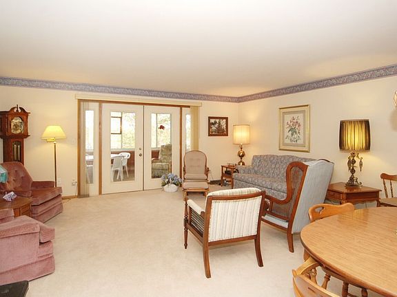 living room and three season room