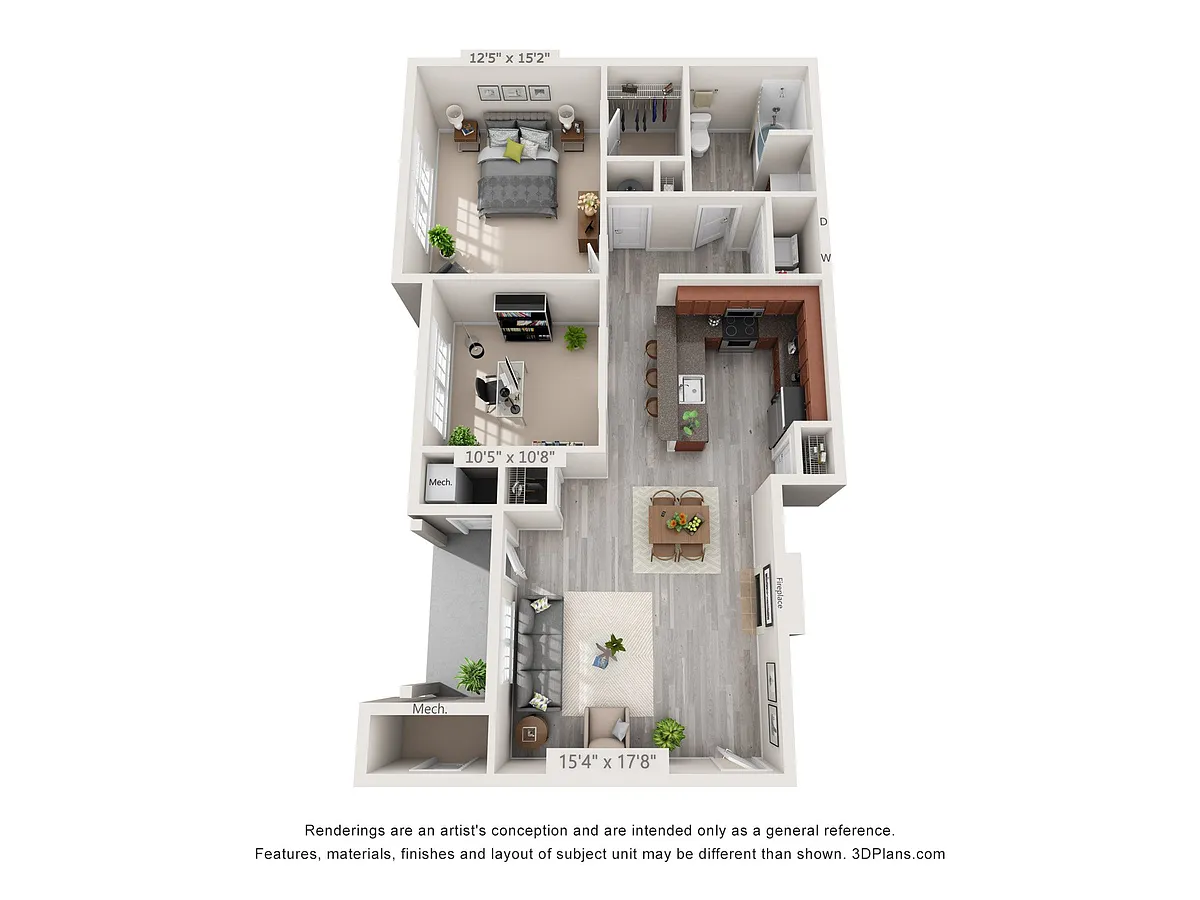 Floor plan The Bedford