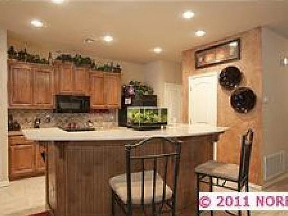 Kitchen open to living