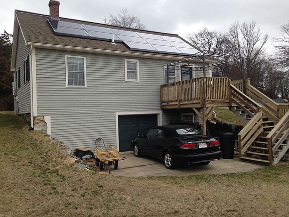 Back door & deck.
