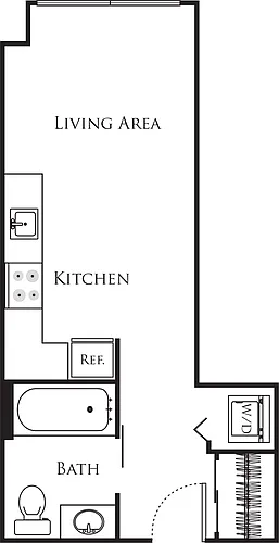 Floor plan Micro Studio - A3