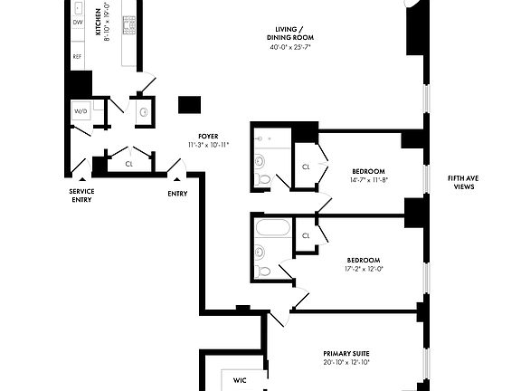 2nd image of 1 Central Park S Unit 1609