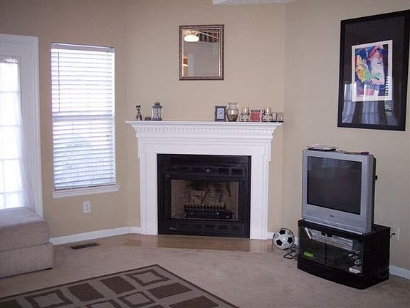 Living Room with gas Fireplace