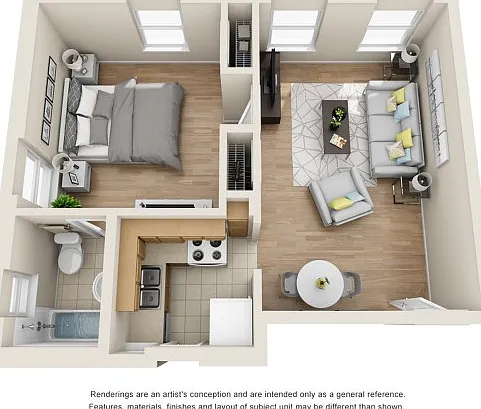 1 Bedroom | 1 Bathroom 1 Bedroom | 1 Bathroom