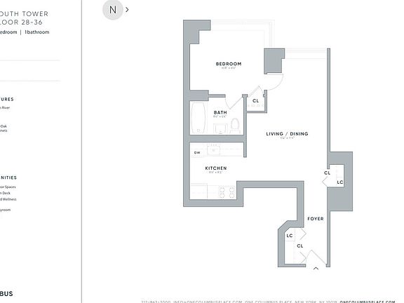 2nd image of 1 Columbus Pl APT S30e