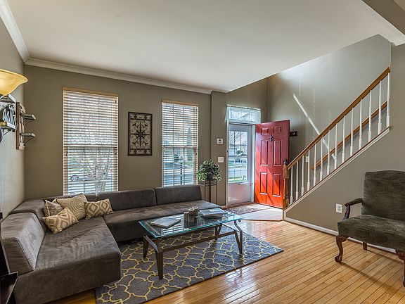 Gleaming wood floors
