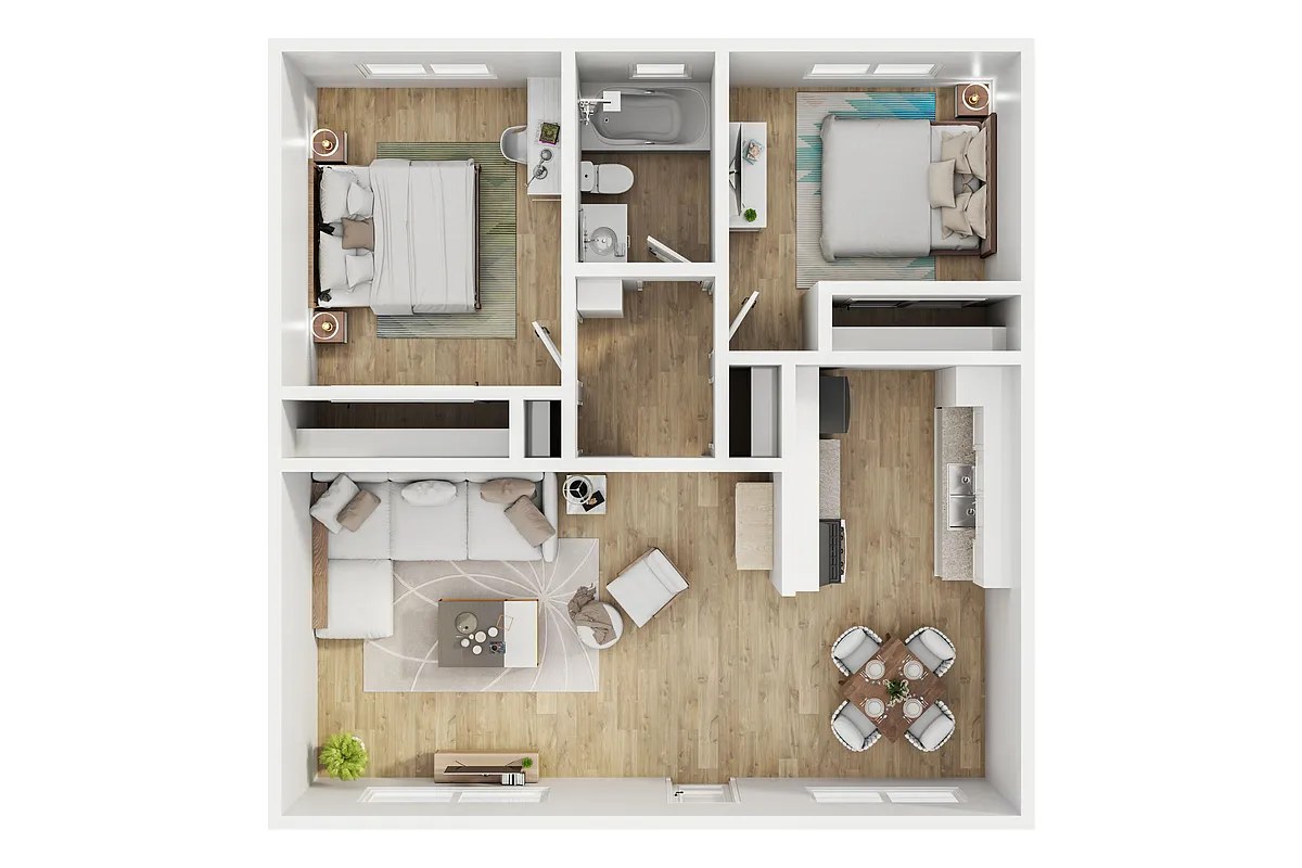 Floor plan 2 Bedroom