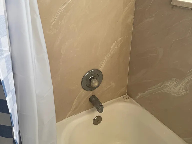 Upstairs bathtub