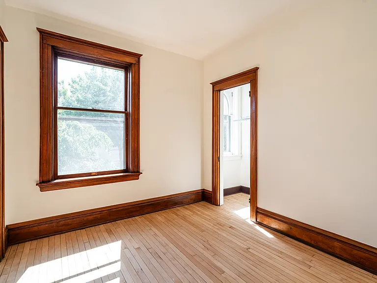 master bedroom (walk-in closet at right)
