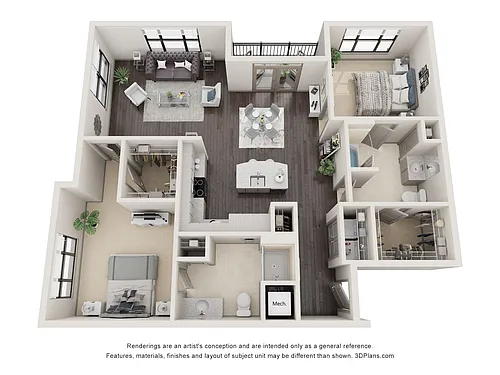 Floor plan B3 HOWELL