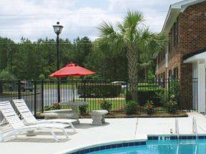 Pool with sundeck