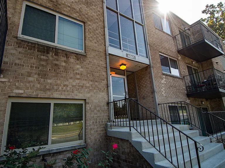Clermont Apartments Building Main Entry