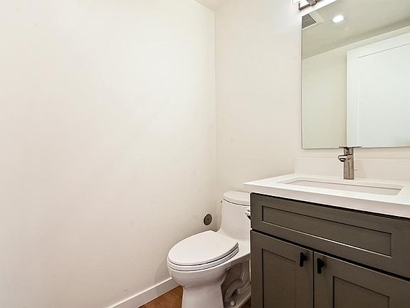 Half bathroom downstairs