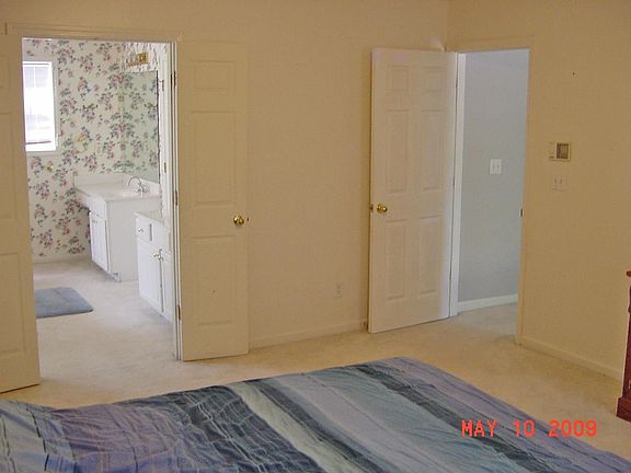 Large master with wak in closet