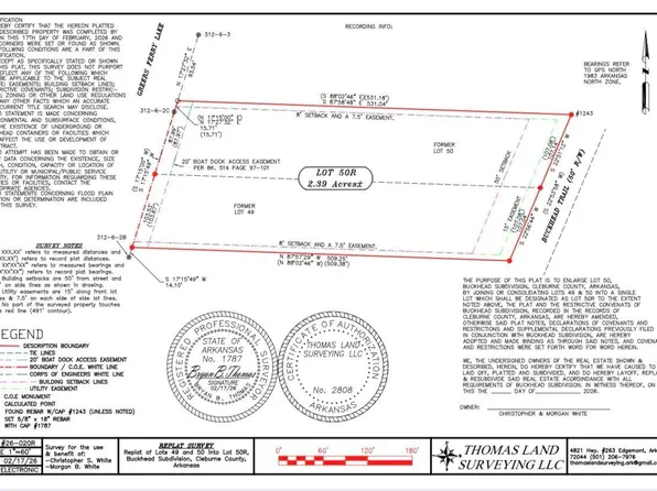 LOT-50R Buckhead Trl, Drasco, AR 72530