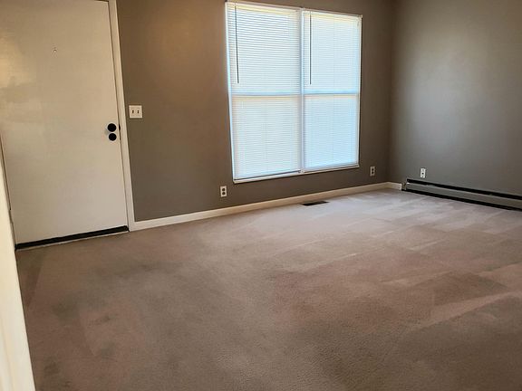 Front door & living room