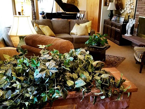 Living room and dining room open plan