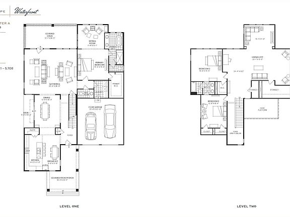 The Edgewater Floor Plan