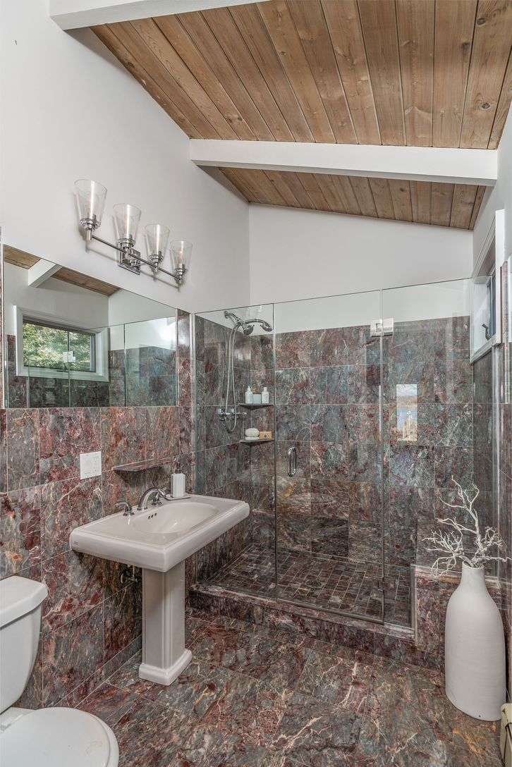  Downstairs Marble Bathroom