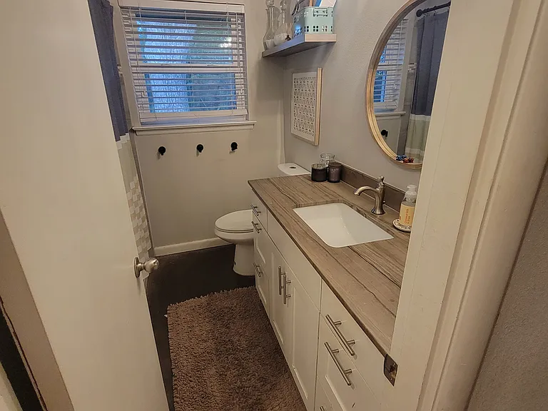 Hall bath - bath tub/shower combo