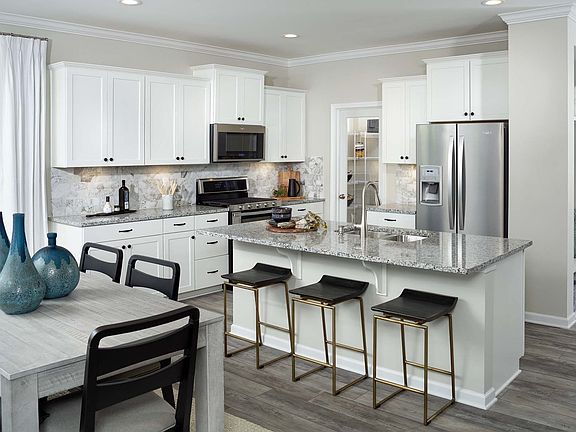 Photo representation of Amelia plan. Colors, finishes and options will vary.