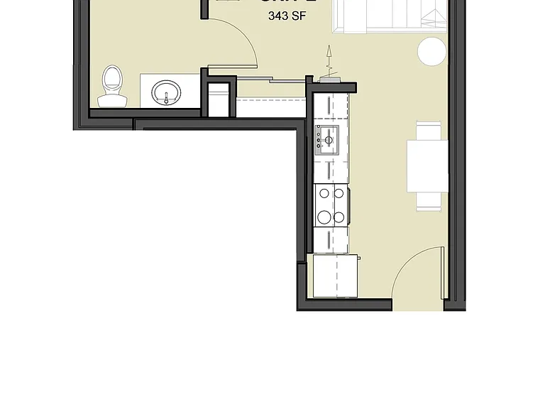 studio - 343sf studio - 343sf