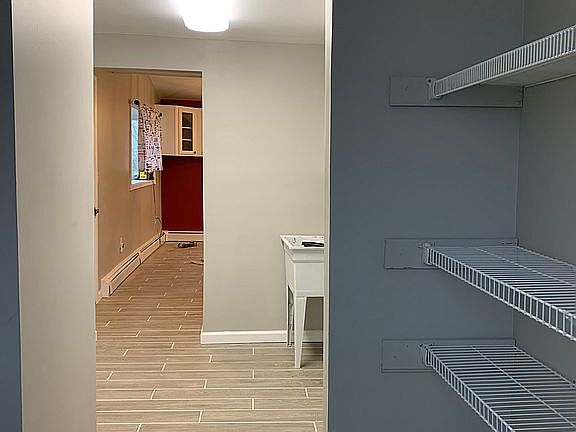 View from pantry into kichen