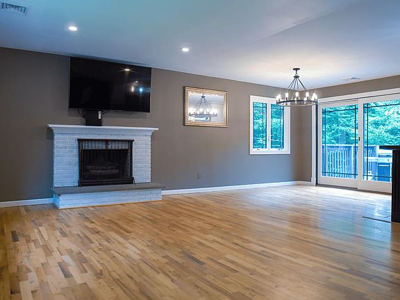 open living room / dining room