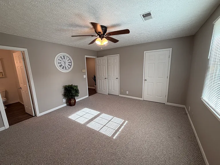 Large Master Bedroom with dual closets